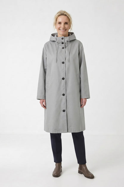 Women's Hooded Coat | A-Line Silhouette