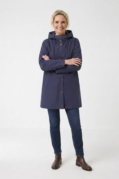 Women's Hooded Coat | A-Line Silhouette