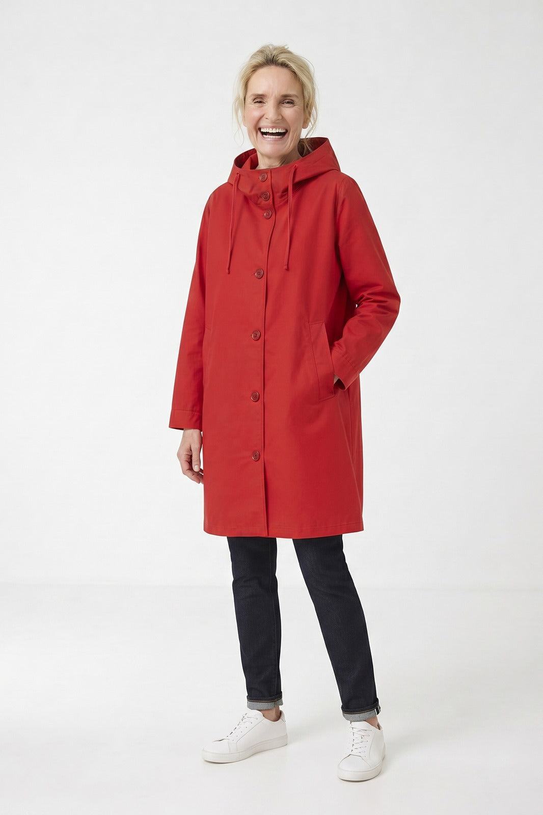 Women's Hooded Coat | A-Line Silhouette