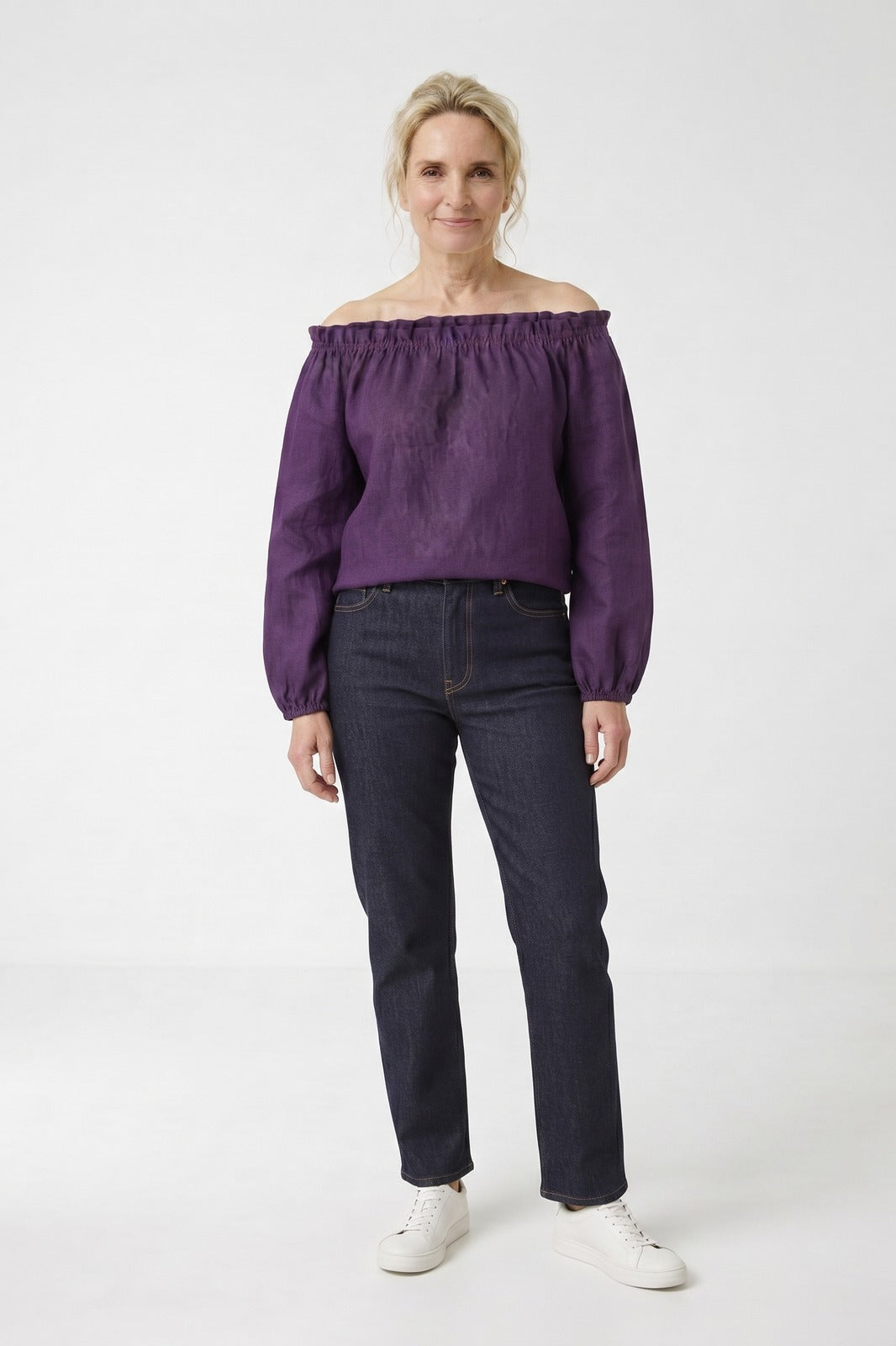Women's Off-Shoulder Blouse | Long Sleeves