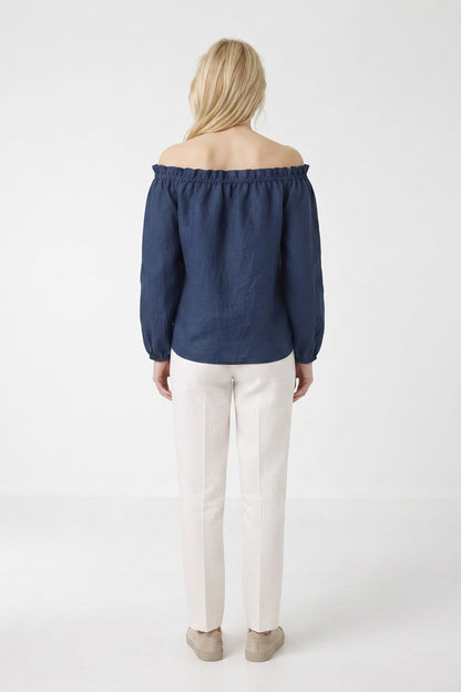 Women's Off-Shoulder Blouse | Long Sleeves