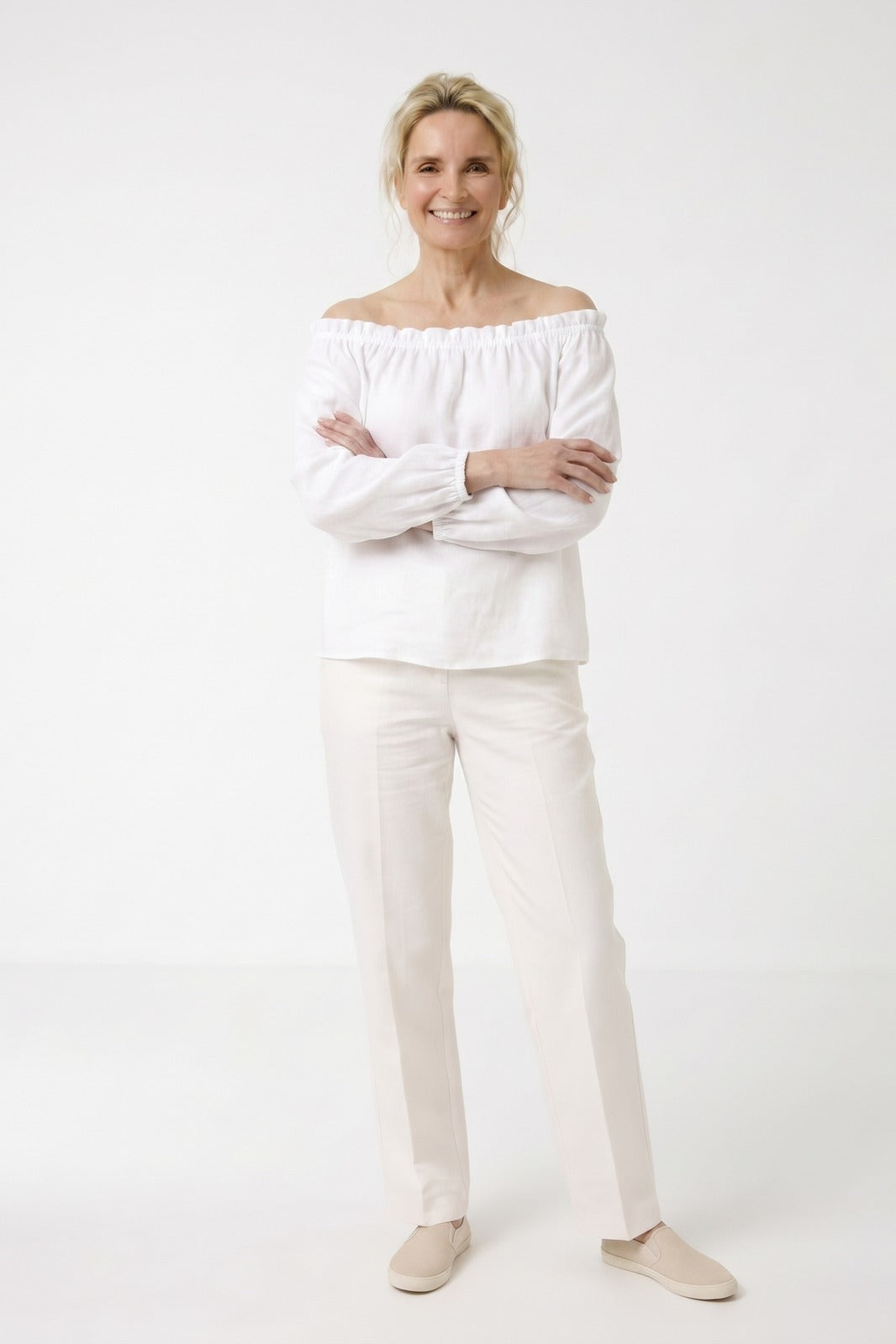 Women's Off-Shoulder Blouse | Long Sleeves