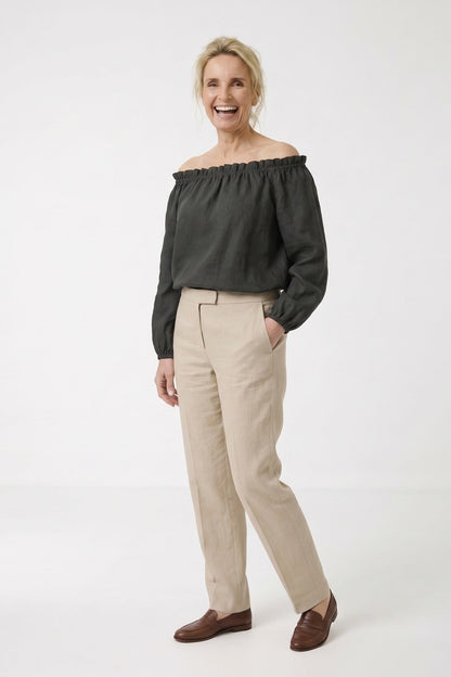 Women's Off-Shoulder Blouse | Long Sleeves