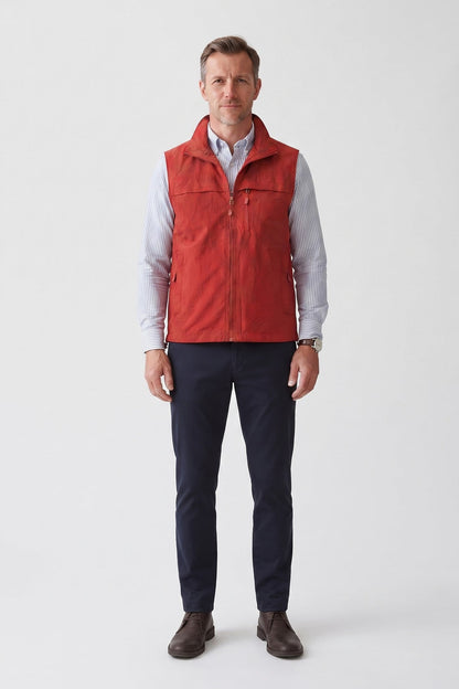 Men's Utility Vest | Stand Collar