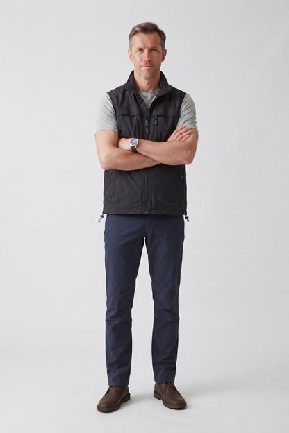 Men's Utility Vest | Stand Collar