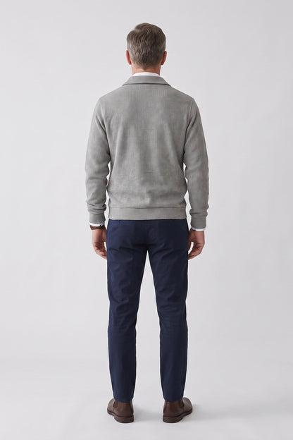 Men's Point Collar Jacket | Button-Front