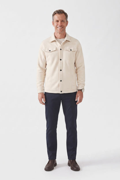 Men's Trucker Jacket | Snap Button Closure