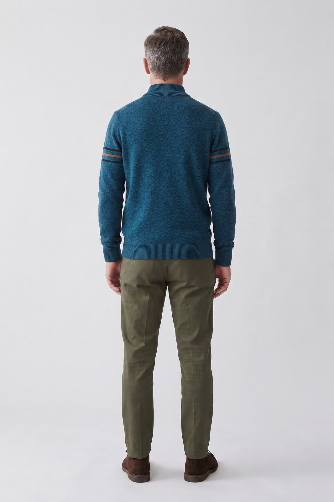 Men's Quarter-Zip Sweater | Stand Collar