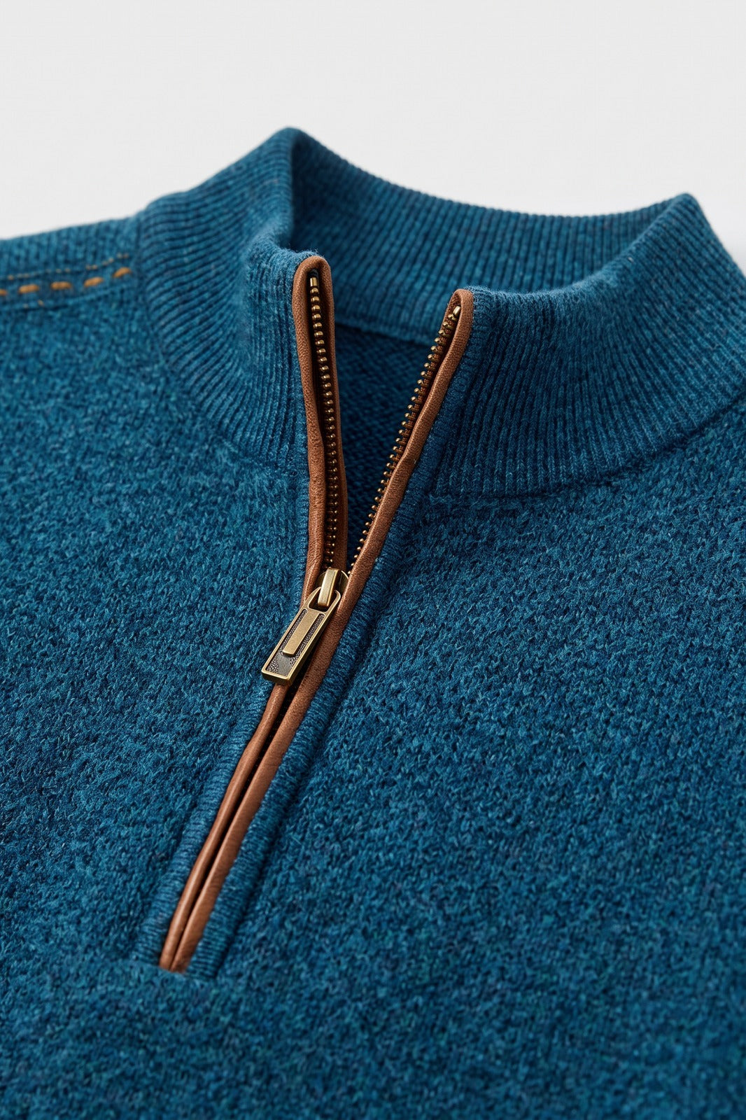 Men's Quarter-Zip Sweater | Stand Collar