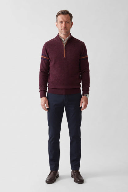 Men's Quarter-Zip Sweater | Stand Collar