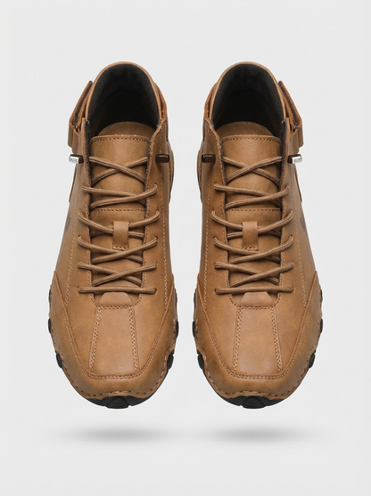 Men's Sneakers with Laces and Profile Sole