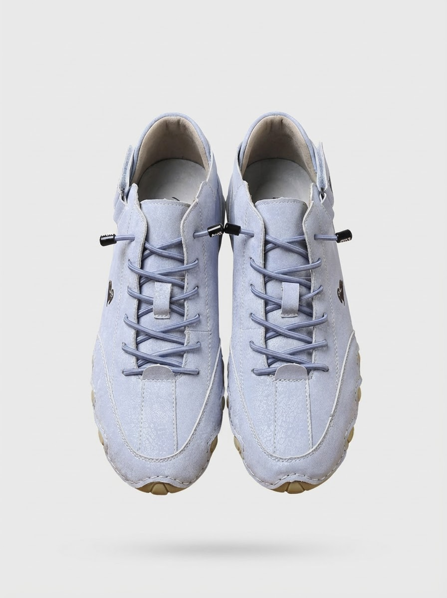 Men's Sneakers with Laces and Profile Sole