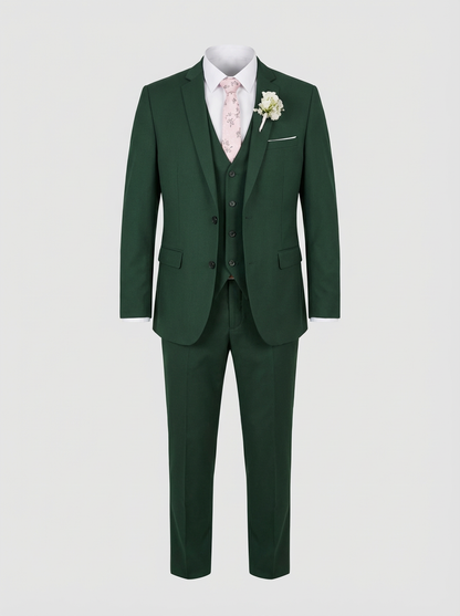 Men's 3-Piece Suit with Waistcoat