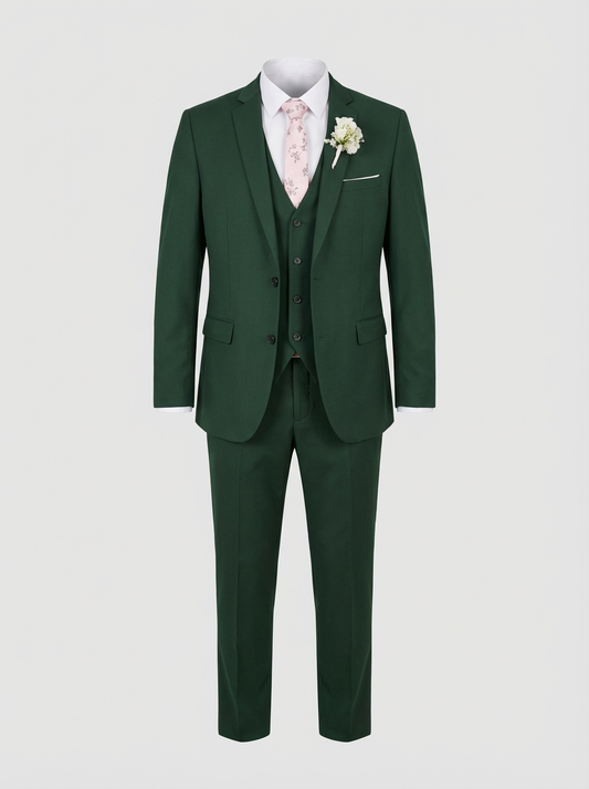 Men's 3-Piece Suit with Waistcoat