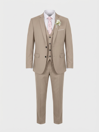 Men's 3-Piece Suit with Waistcoat
