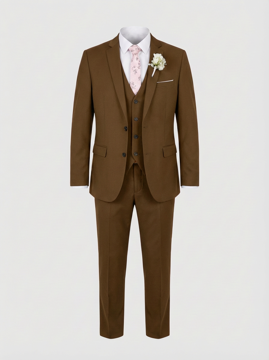 Men's 3-Piece Suit with Waistcoat