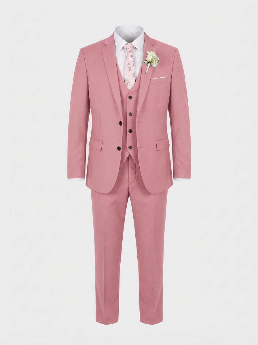 Men's 3-Piece Suit with Waistcoat