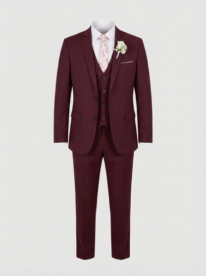 Men's 3-Piece Suit with Waistcoat