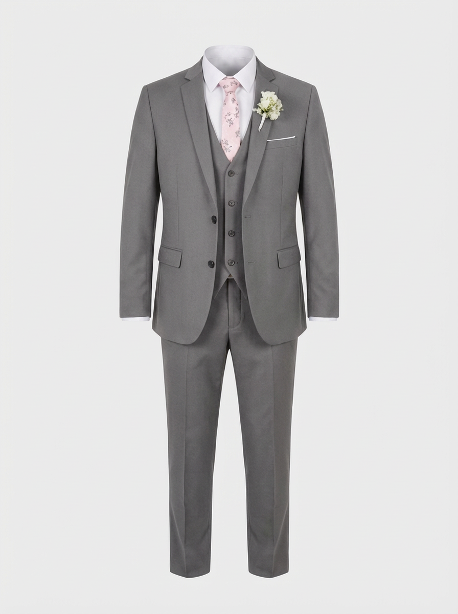 Men's 3-Piece Suit with Waistcoat