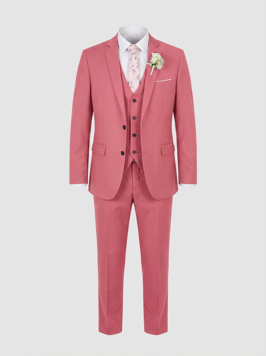 Men's 3-Piece Suit with Waistcoat