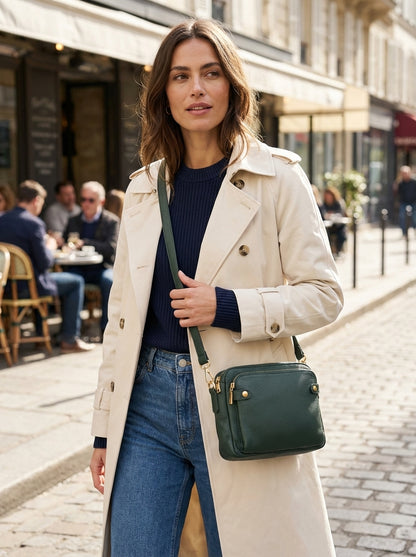 Women's Crossbody Bag with Zipper