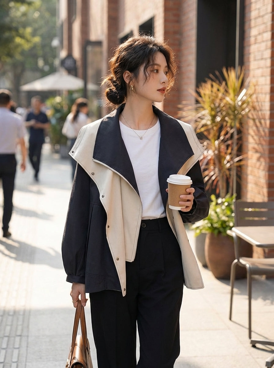 Women's Jacket with Hood and Zip