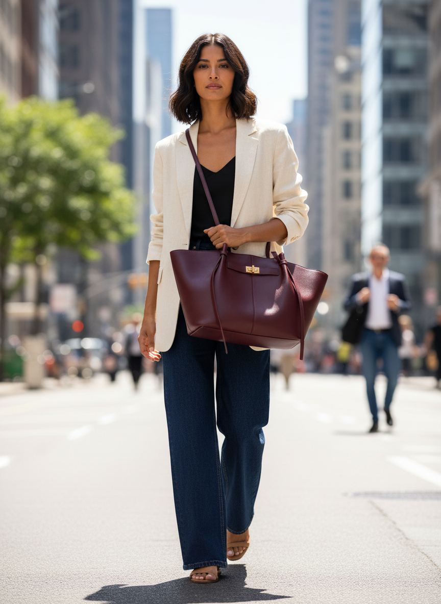 Women's Handbag Shopper with Shoulder Strap