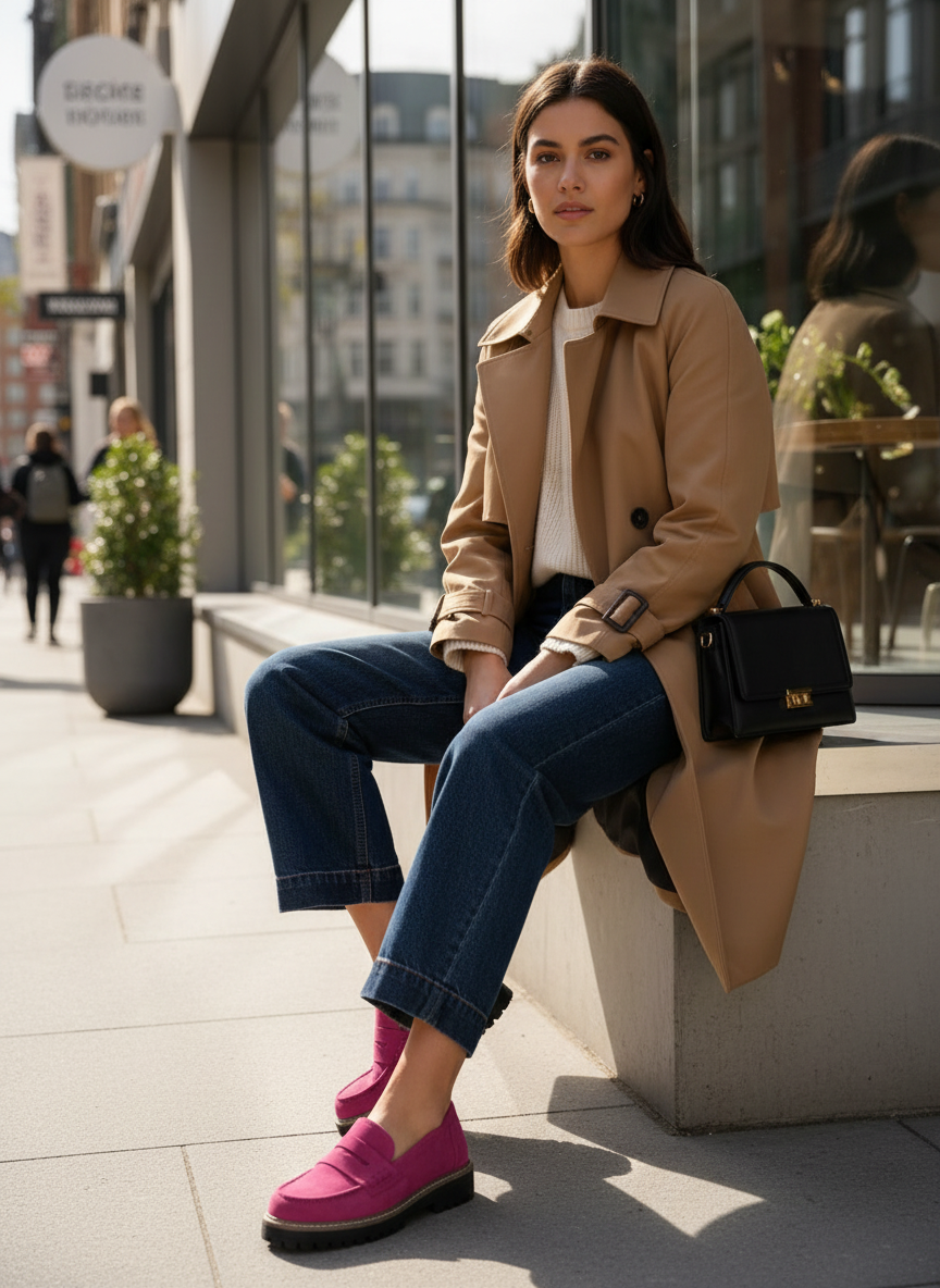 Women's Loafers with Profile Sole