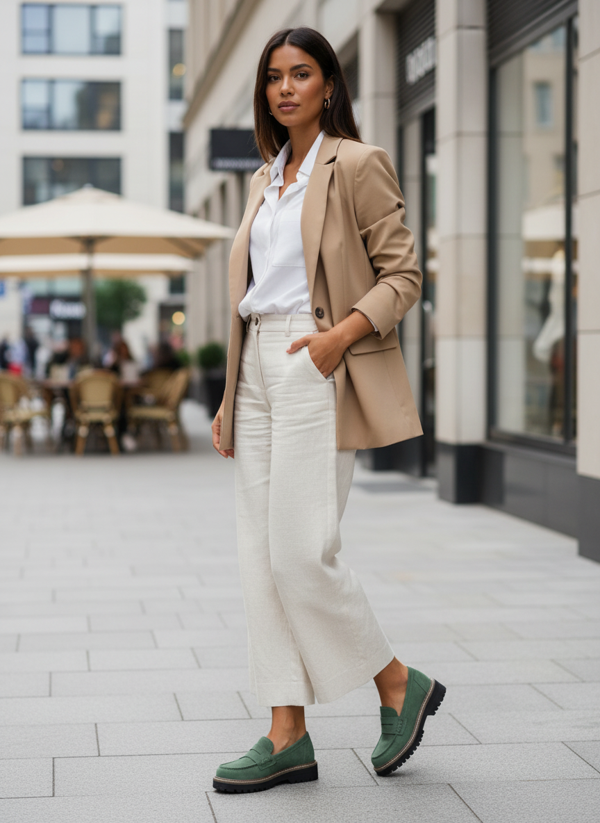 Women's Loafers with Profile Sole