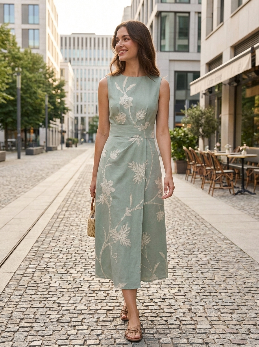 Women's Tailored Midi | Wrap Skirt