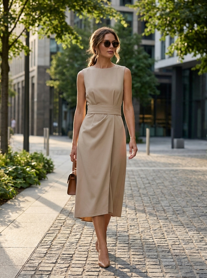 Women's Tailored Midi | Wrap Skirt