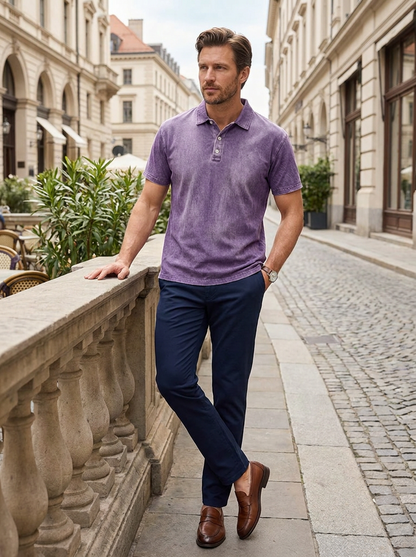 Men's Washed Polo Shirt | Vintage