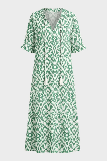 Women's Boho Maxi Dress | V-Neck