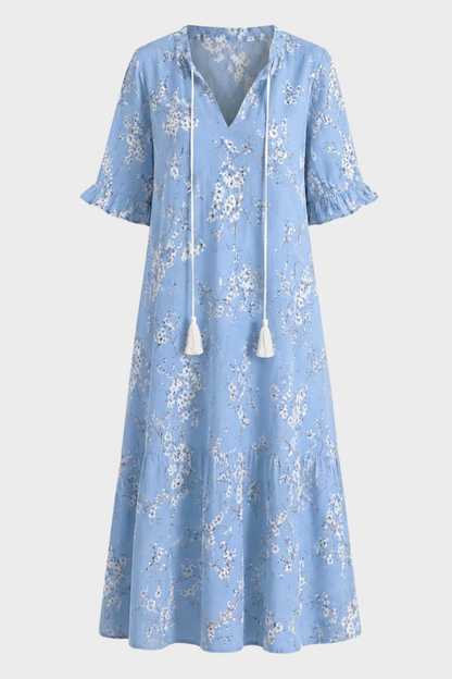 Women's Boho Maxi Dress | V-Neck