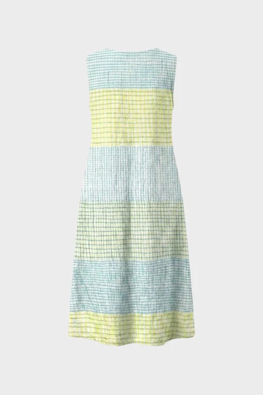 Women's Gingham Midi Dress | Tiered