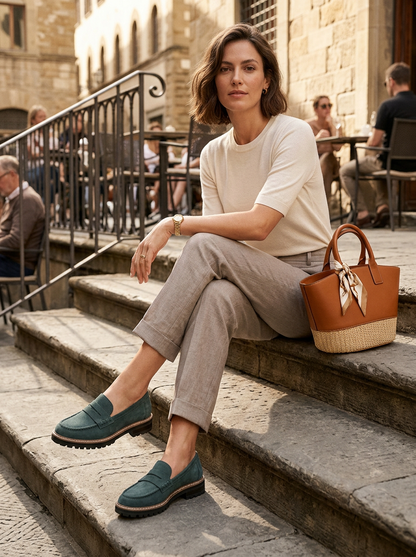 Women's Loafers with Profile Sole