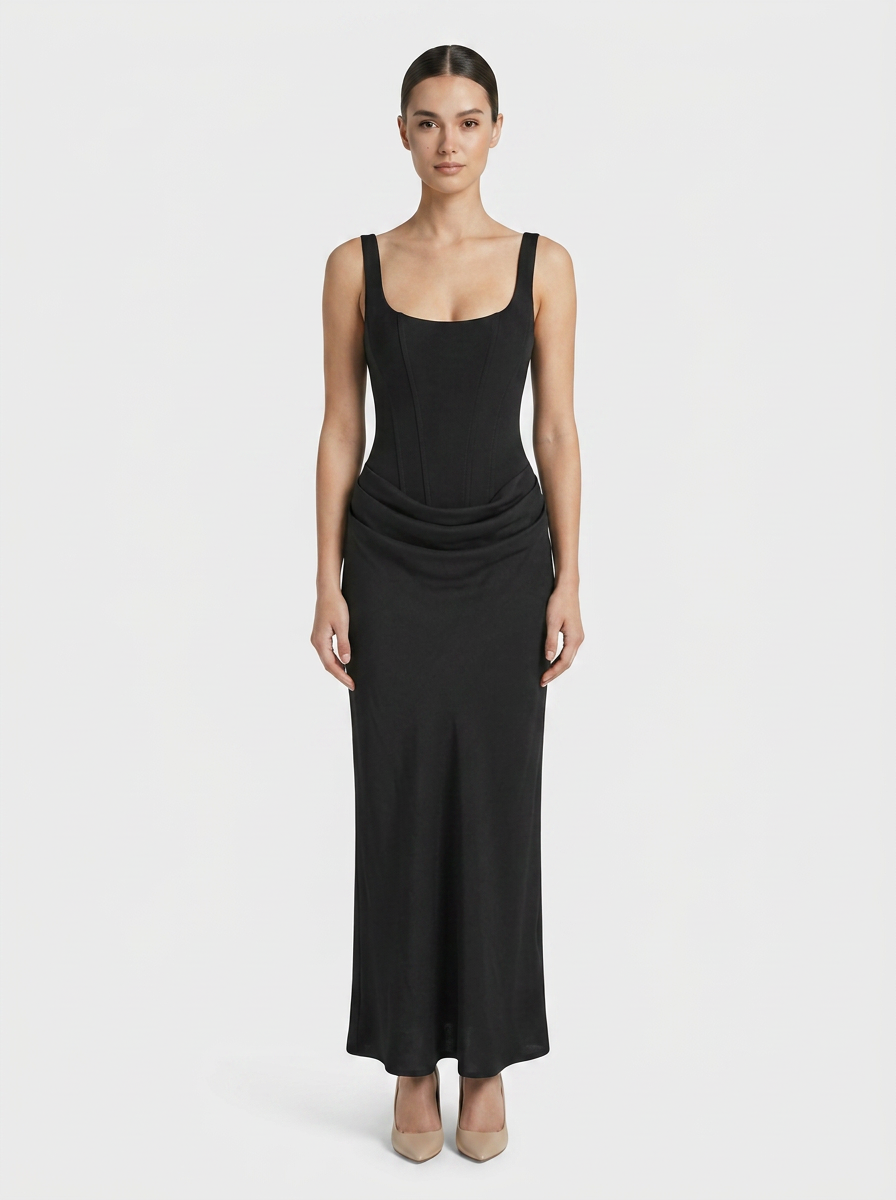 Women's Corset Bodycon Maxi | Backless