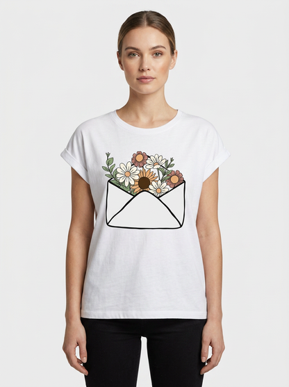 Women's Graphic T-Shirt | Heart Print