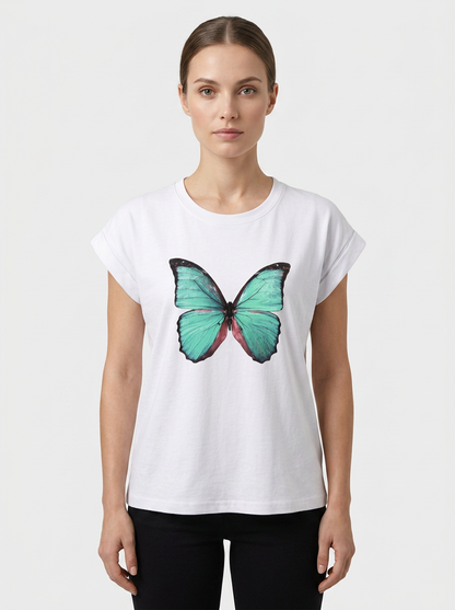 Women's Graphic T-Shirt | Heart Print