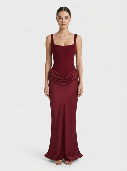 Women's Corset Bodycon Maxi | Backless