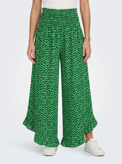 Women's Wide-Leg Trousers | Floral