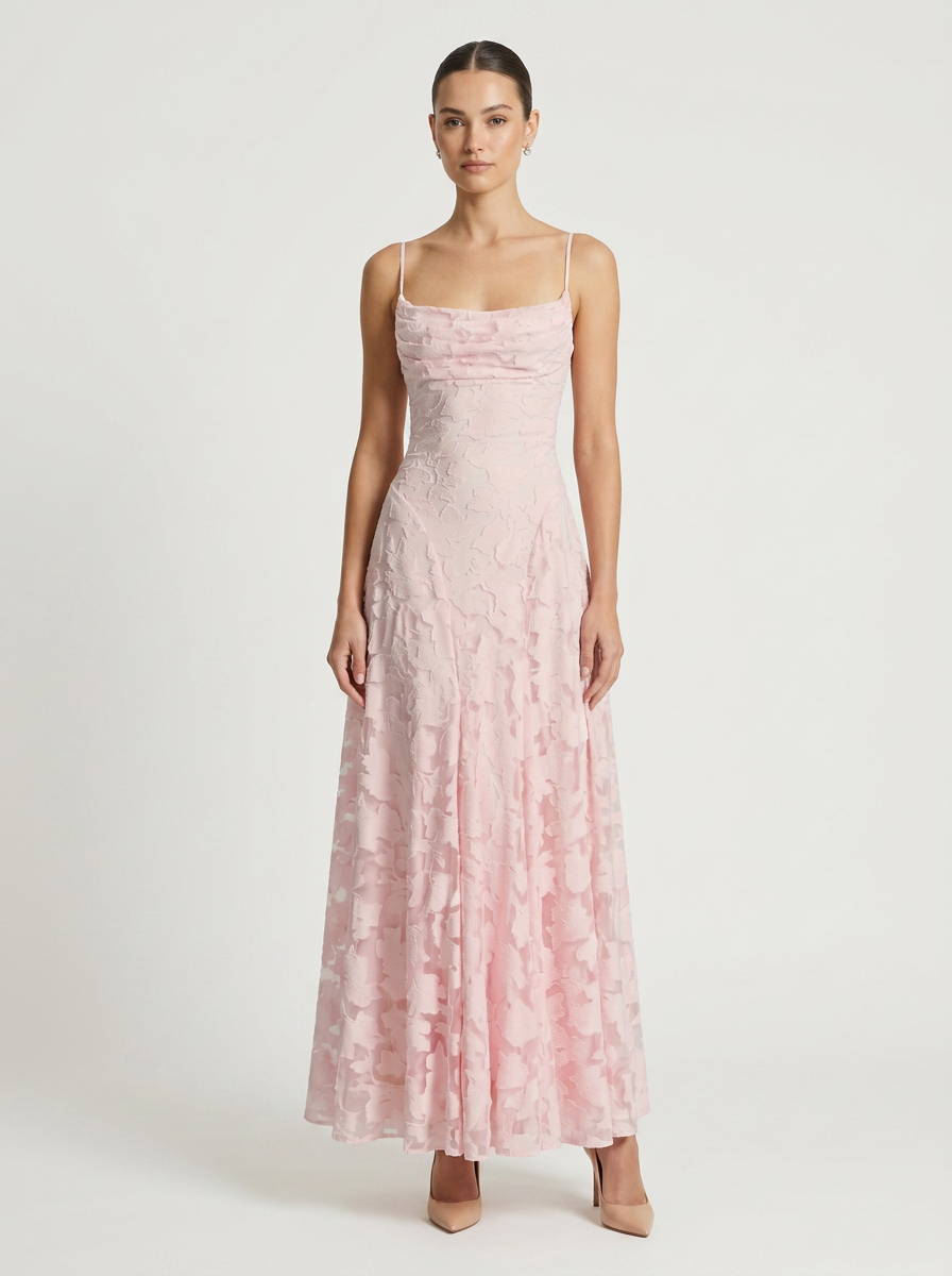 Women's Floral Maxi Dress | Strappy