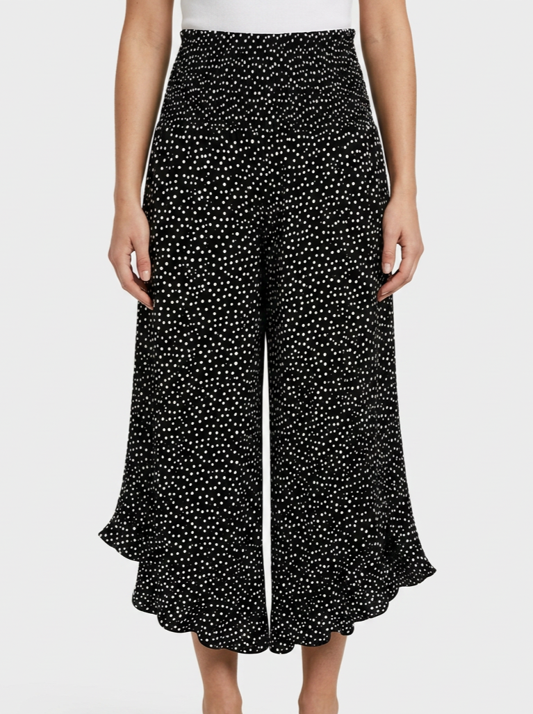 Women's Wide-Leg Trousers | Floral