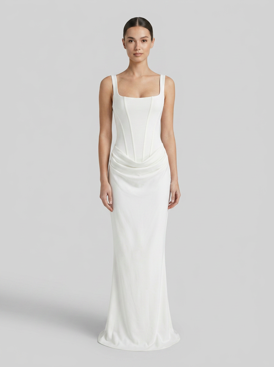 Women's Corset Bodycon Maxi | Backless