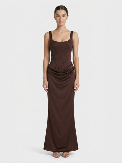 Women's Corset Bodycon Maxi | Backless