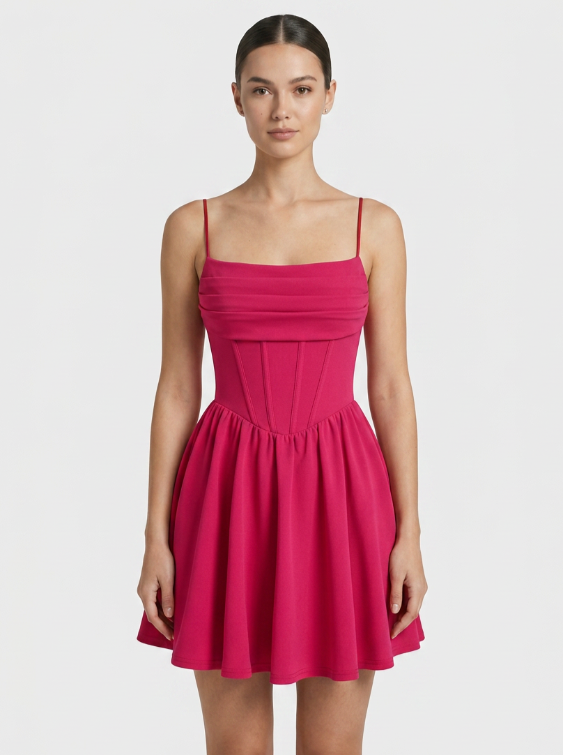 Women's Corset Mini Dress | Skater