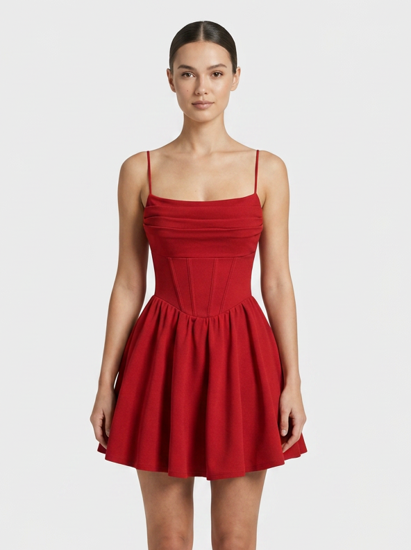 Women's Corset Mini Dress | Skater