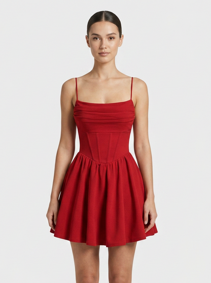 Women's Corset Mini Dress | Skater
