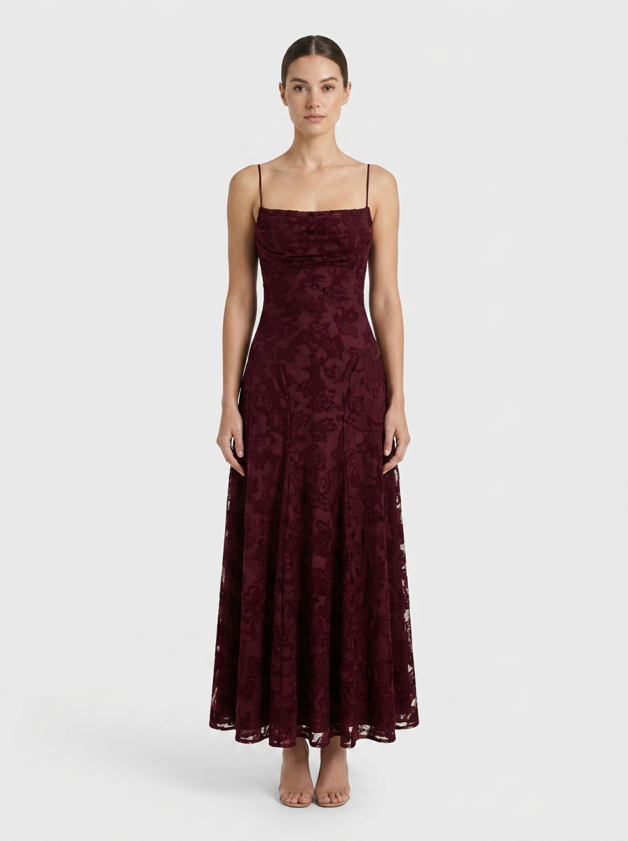 Women's Floral Maxi Dress | Strappy