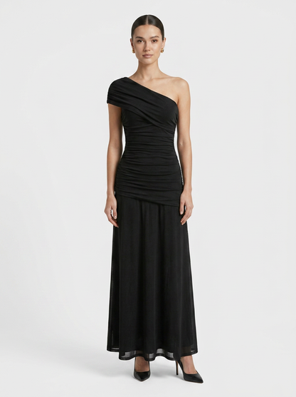 Women's One-Shoulder Maxi | Ruched